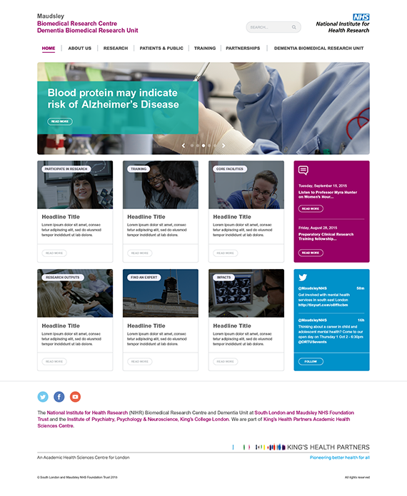 South London And Maudsley Biomedical Research Center - Homepage