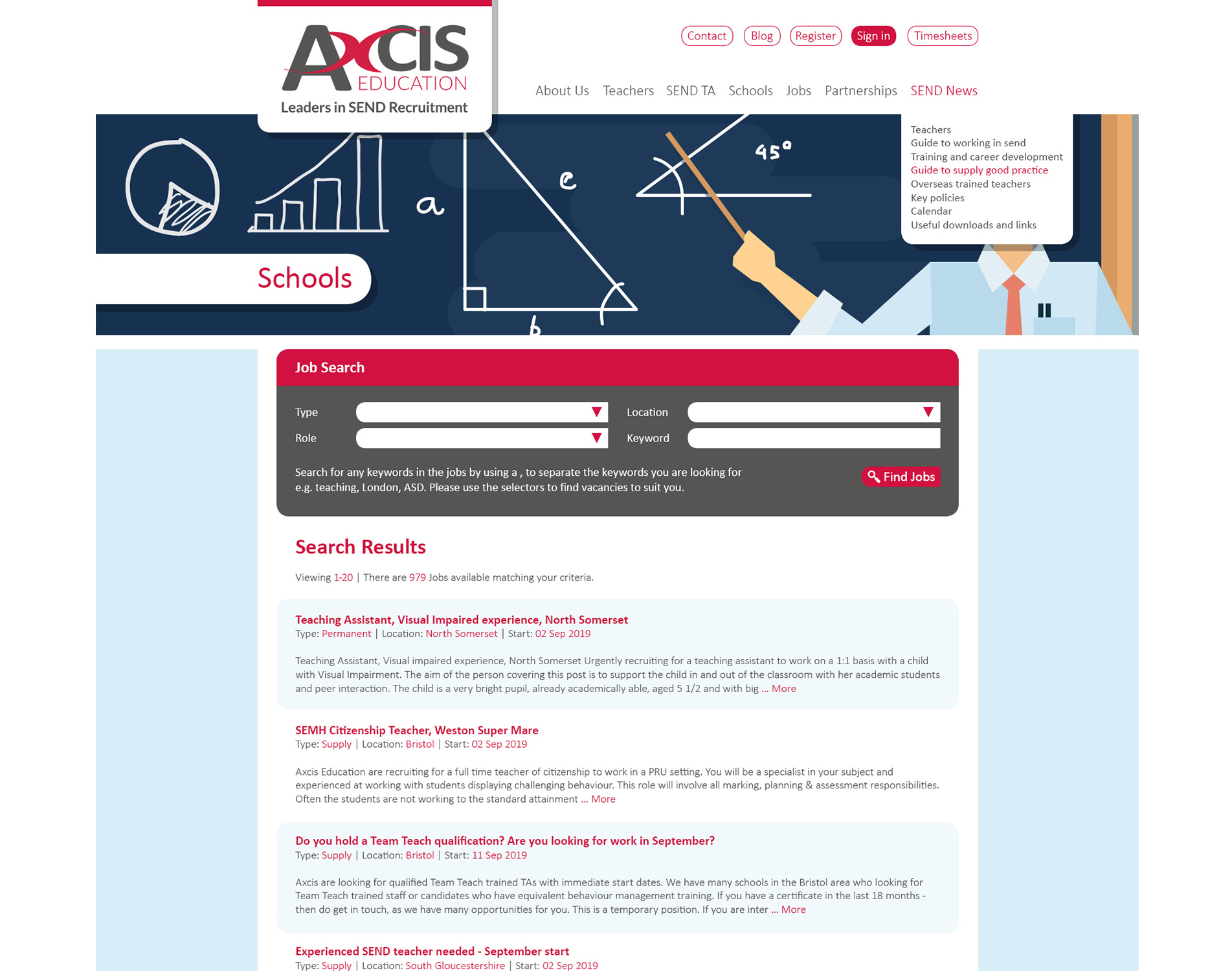 Axcis Education Recruitment - Job Search