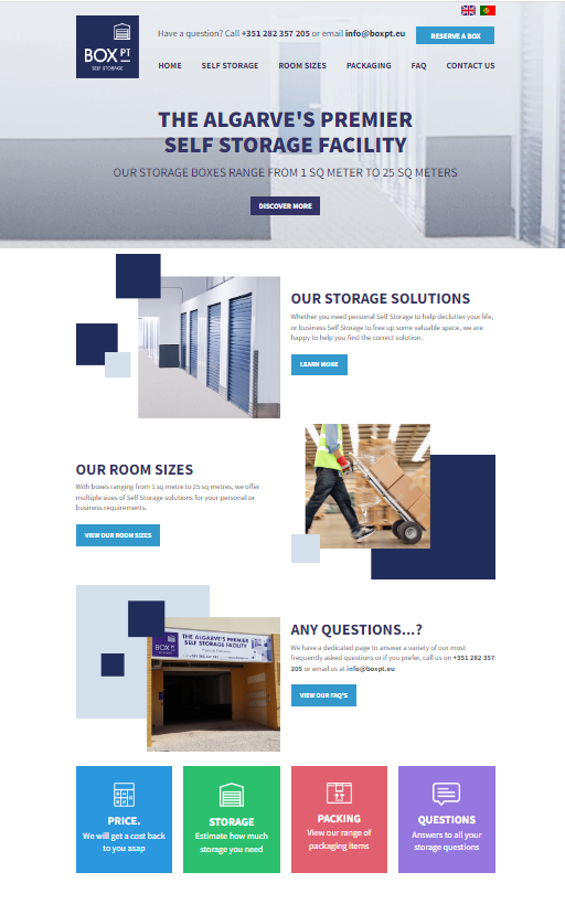 Box PT - Homepage